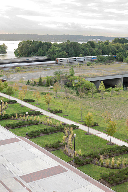 The Eclipse on Center Park, Arlington, VA.LSG Landscape Architects