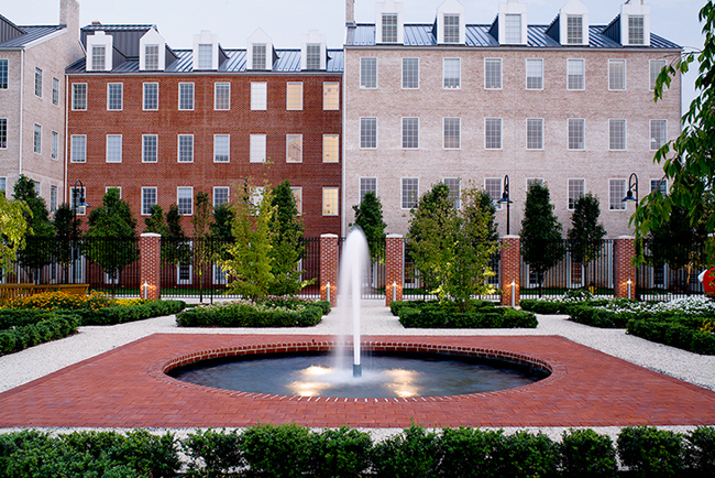 Samuel Riggs IV Alumni Center at the University of Maryland. Chapel Valley Landscape Co.