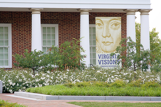 Alderman Library Quad, University of Virginia, Charlottesville, VA. Oehme, van Sweden & Assoc.