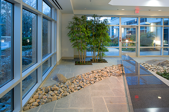 INOVA Heart and Vascular Institute, Fairfax, VA. LSG Landscape Architects