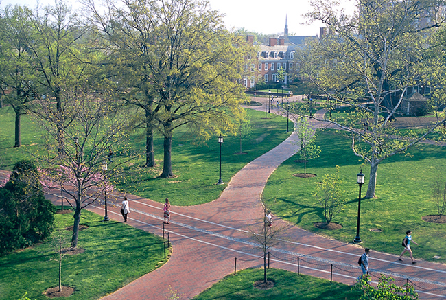 Johns Hopkins University, Baltimore, MD. Michael Vergason Landscape Architects.