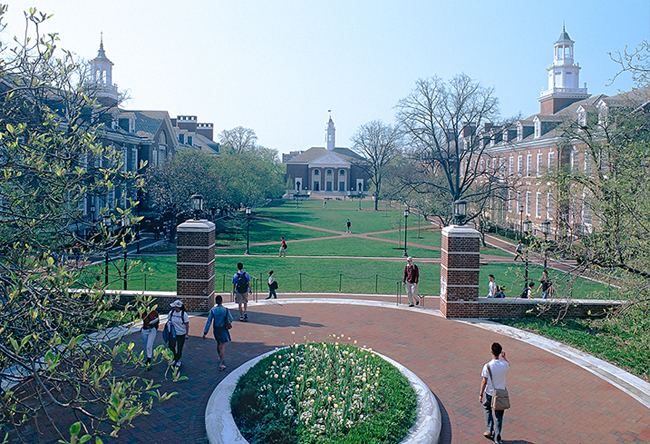 Johns Hopkins University, Baltimore, MD. Michael Vergason Landscape Architects.