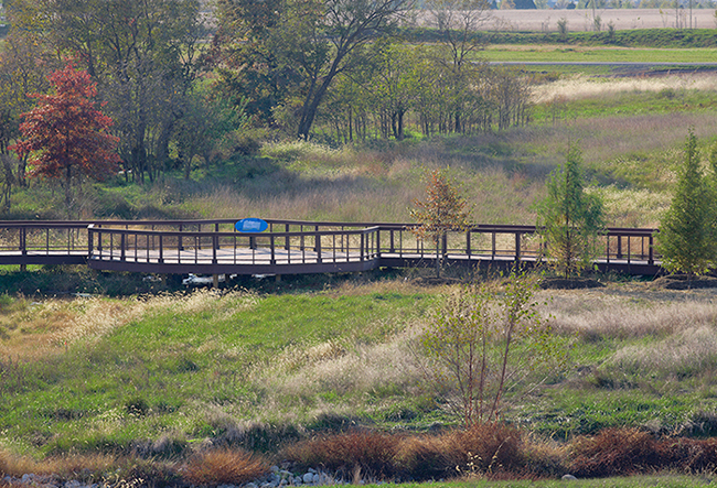 Aquiary Outdoor Interpretive Area, Ashburn, VA. LSG Landscape Architecure.