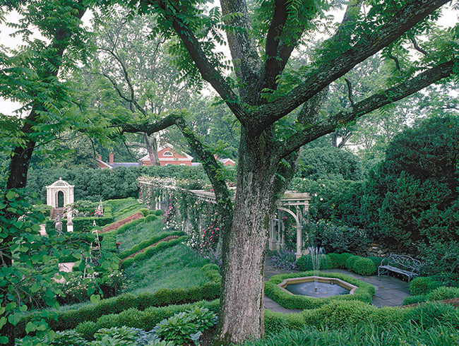 The garden at Mount Sharon.