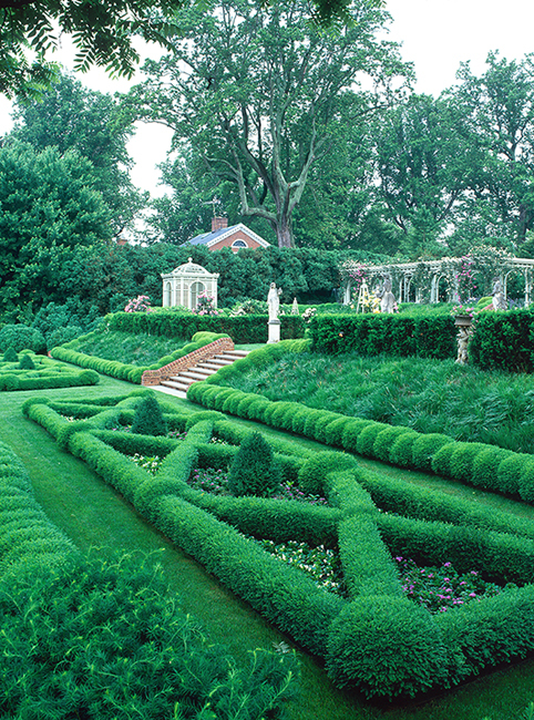 The garden at Mount Sharon.