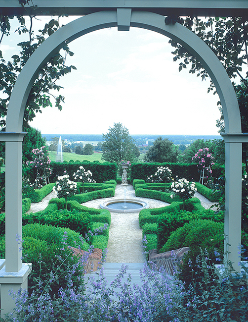 The garden at Mount Sharon.