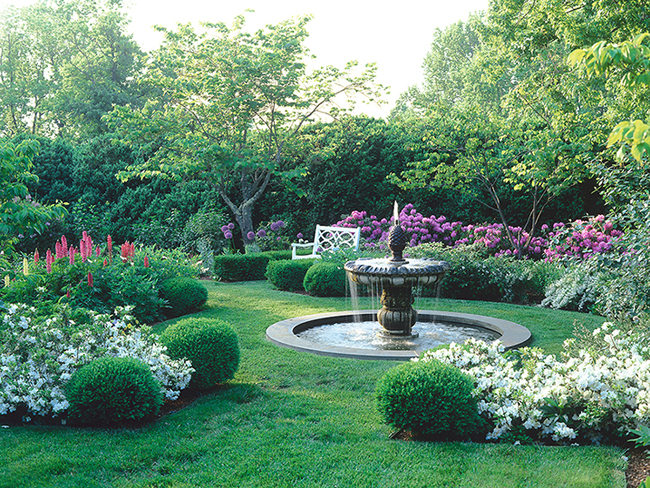 The garden at Mount Sharon.