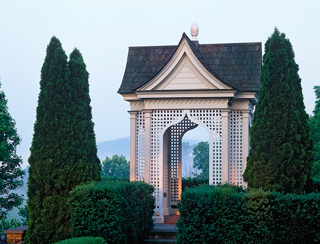 The garden at Mount Sharon.