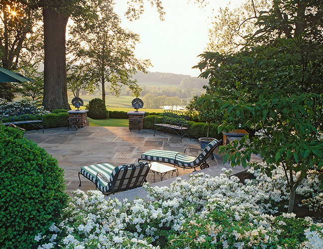 The garden at Mount Sharon.